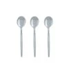 TigerChef Silver Glitter Two Tone Plastic Mini Spoons - 20 Pcs -Dixie Shop TigerChef Silver Glitter Two Tone Plastic Mini Spoons 20 pcs 313238 medium