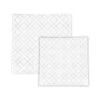 TigerChef White Silver Art Deco Square Coupe Appetizer Plate 8" - 10 Pcs -Dixie Shop TigerChef White Silver Art Deco Square Coupe Appetizer Plate 8 quot 10 pcs 313103 medium