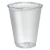 Dart Ultra Clear PET Cold Cups, 7 Oz. - 50/Pack -Dixie Shop Ultra Clear PETE Cold Cups 7 oz Clear 50 Sleeve 294881 medium