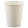 Dart Uncoated White Hot Drink Paper Cups, 8 Oz. - 1000 Pcs -Dixie Shop Uncoated Paper Cups Hot Drink 8oz White 1000 Carton 295112 medium