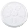 Dart Vented Plastic Hot Cup Lids, White, 10 Oz. Cups - 1000 Pcs -Dixie Shop Vented Plastic Hot Cup Lids 10JL 10 oz White 1000 Carton 294663 medium