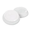 Dixie White Dome Lid Fits 10-16 Oz. Perfectouch Cups, 12-20 Oz. Paper Hot Cups, WiseSize, 500/Carton -Dixie Shop White Dome Lid Fits 10 16oz Perfectouch Cups 12 20oz Hot Cups WiseSize 500 CT 295313 medium